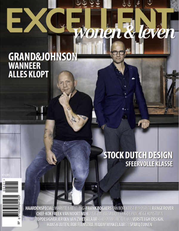 Grand&Johnson op de EXCELLENT magazine cover