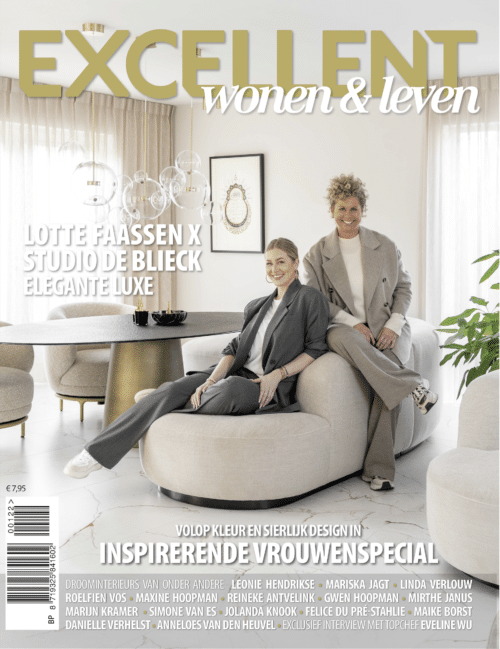 Studio de Blieck & Lotte Faassen op de EXCELLENT magazine cover in de vrouwenspecial