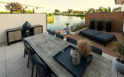 Buiten koken aan het water met een Big Green Egg