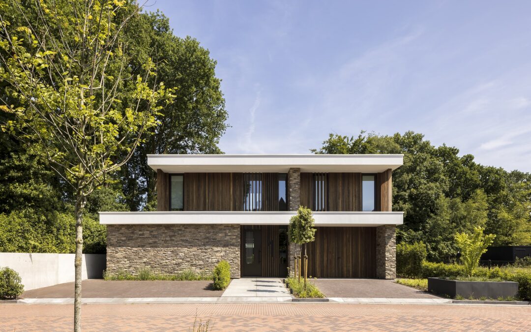 Kubistische villa met een smoel