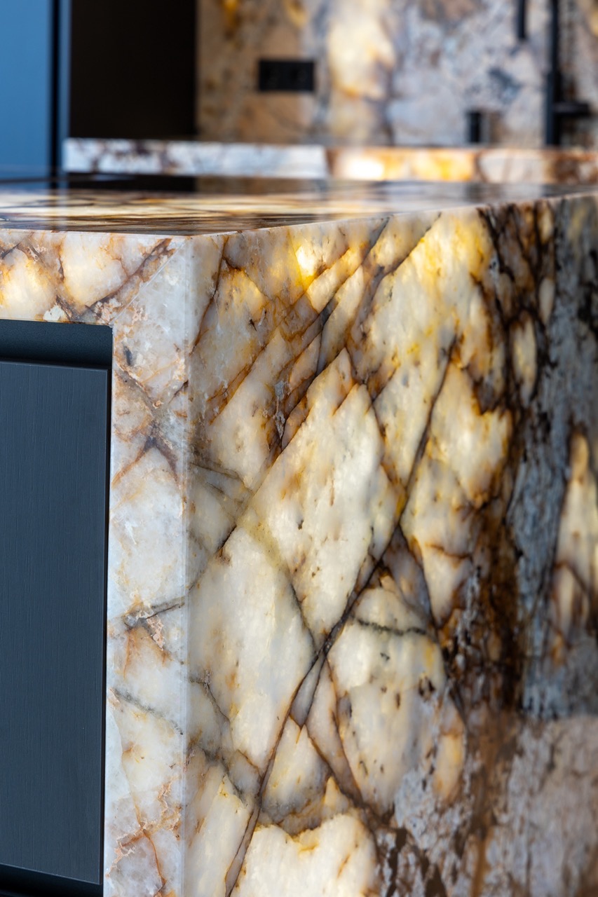 luxe leefkeuken marble