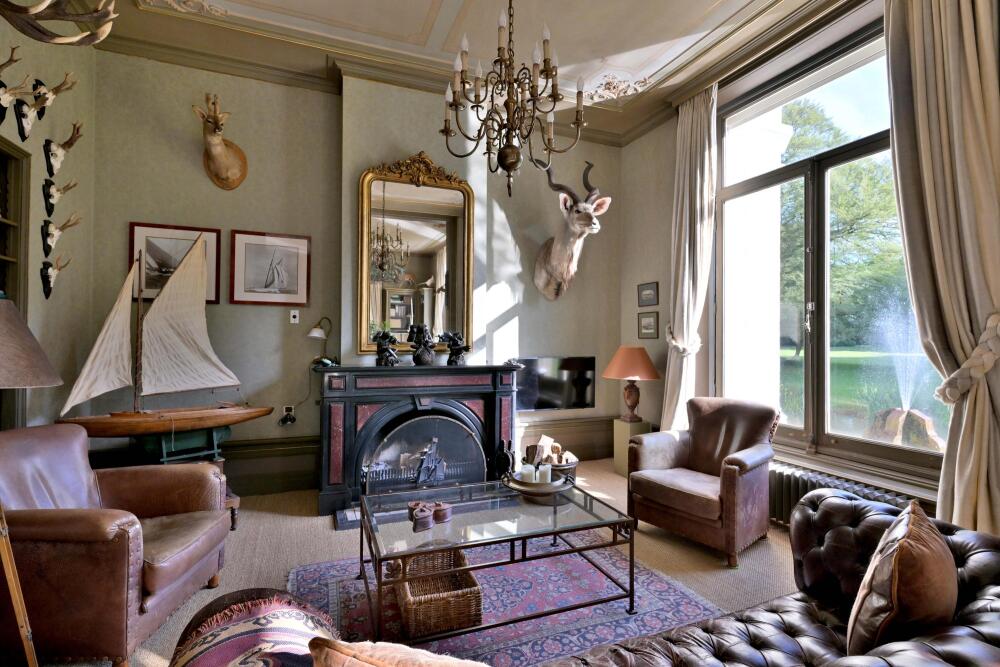 zitkamer luxe kasteel