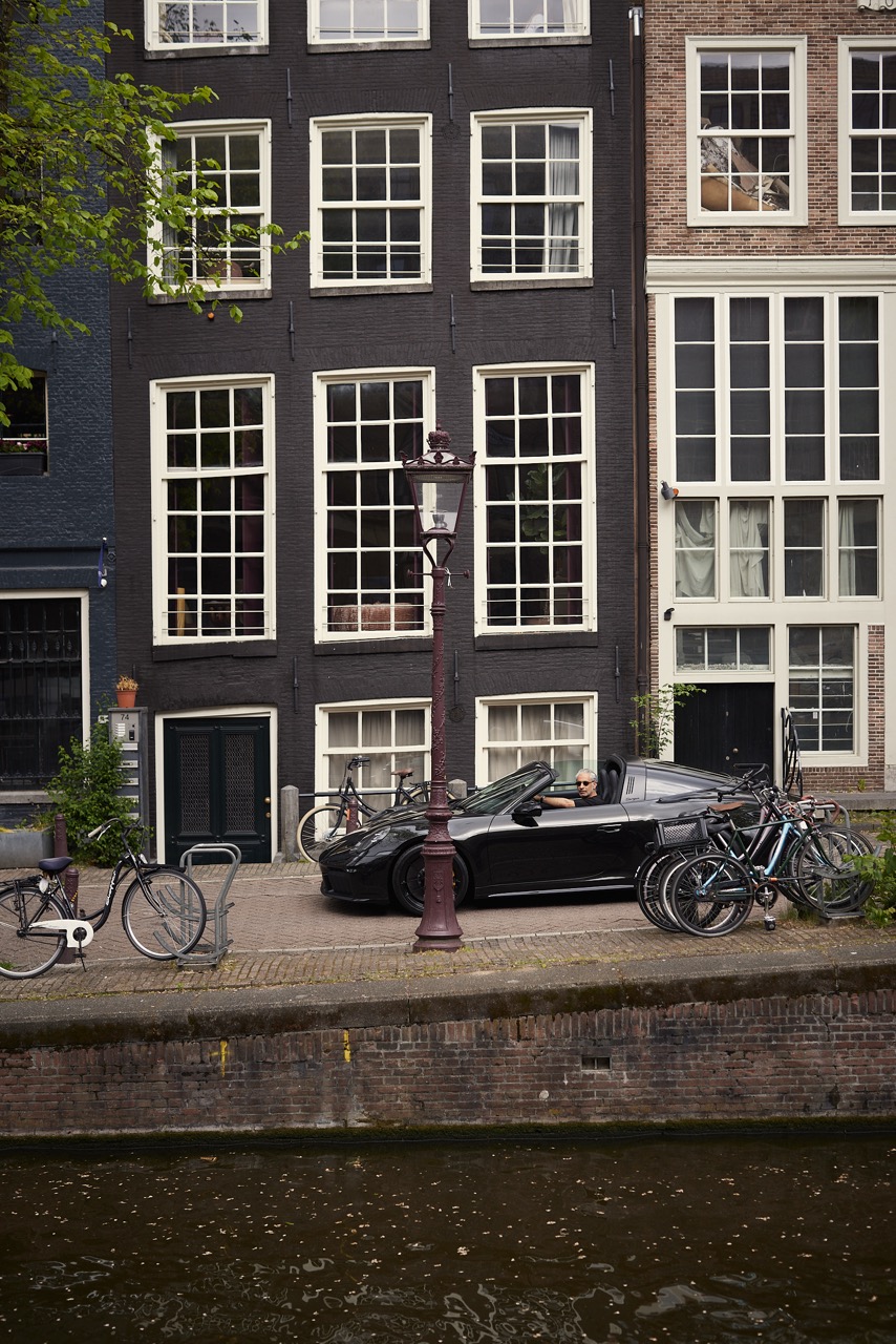porsche op de jordaan amsterdam