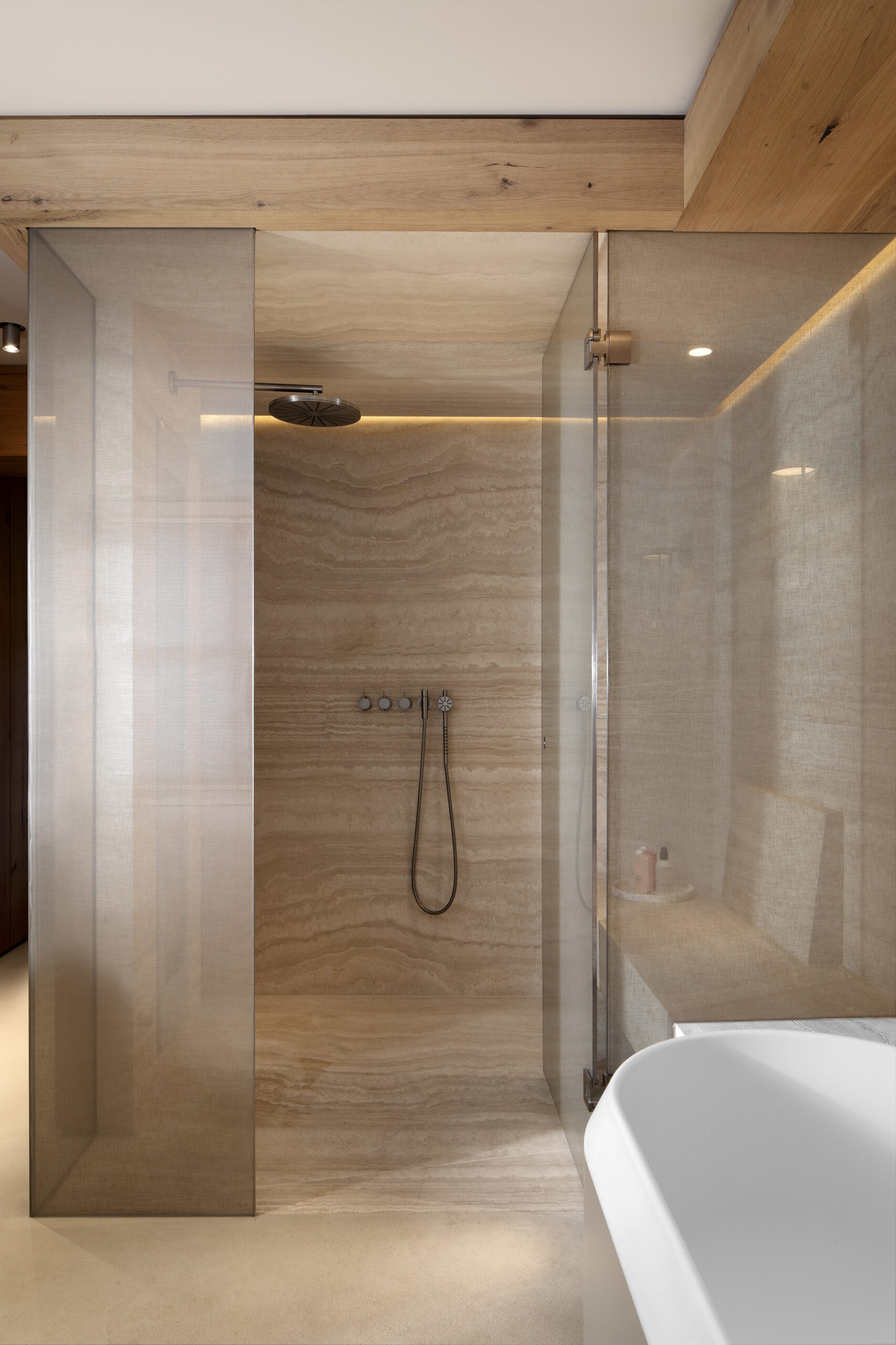 badkamer luxe beige