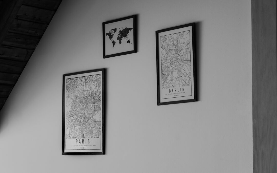map wall decoration