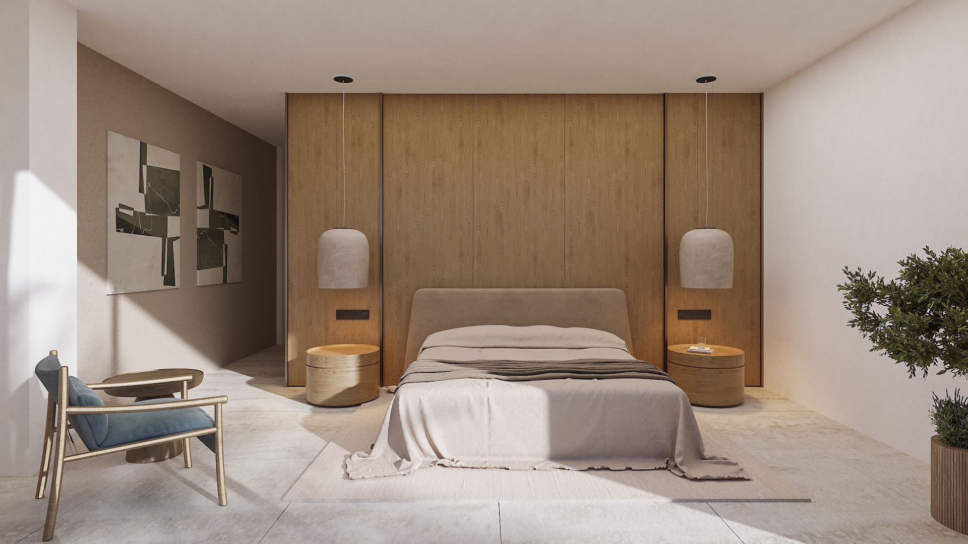 Luxe master bedroom