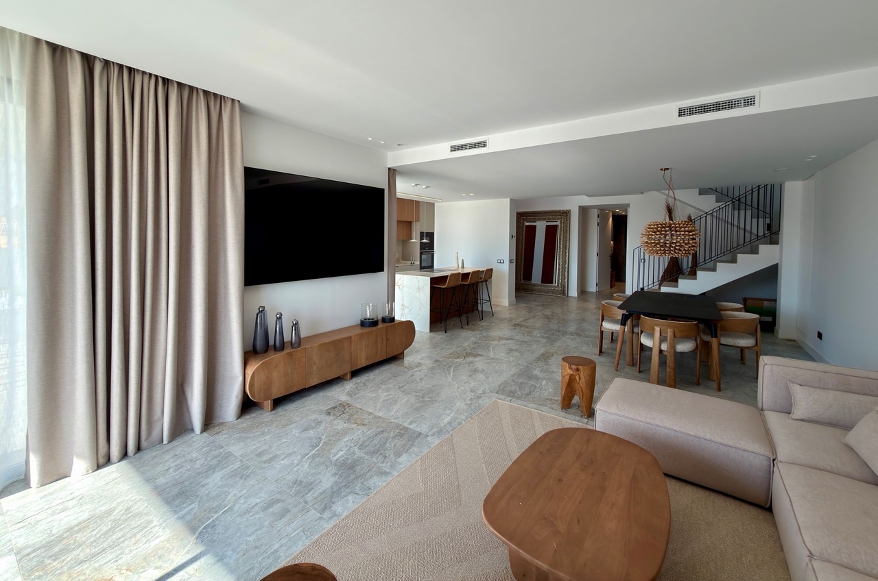 Spanje villa woonkamer