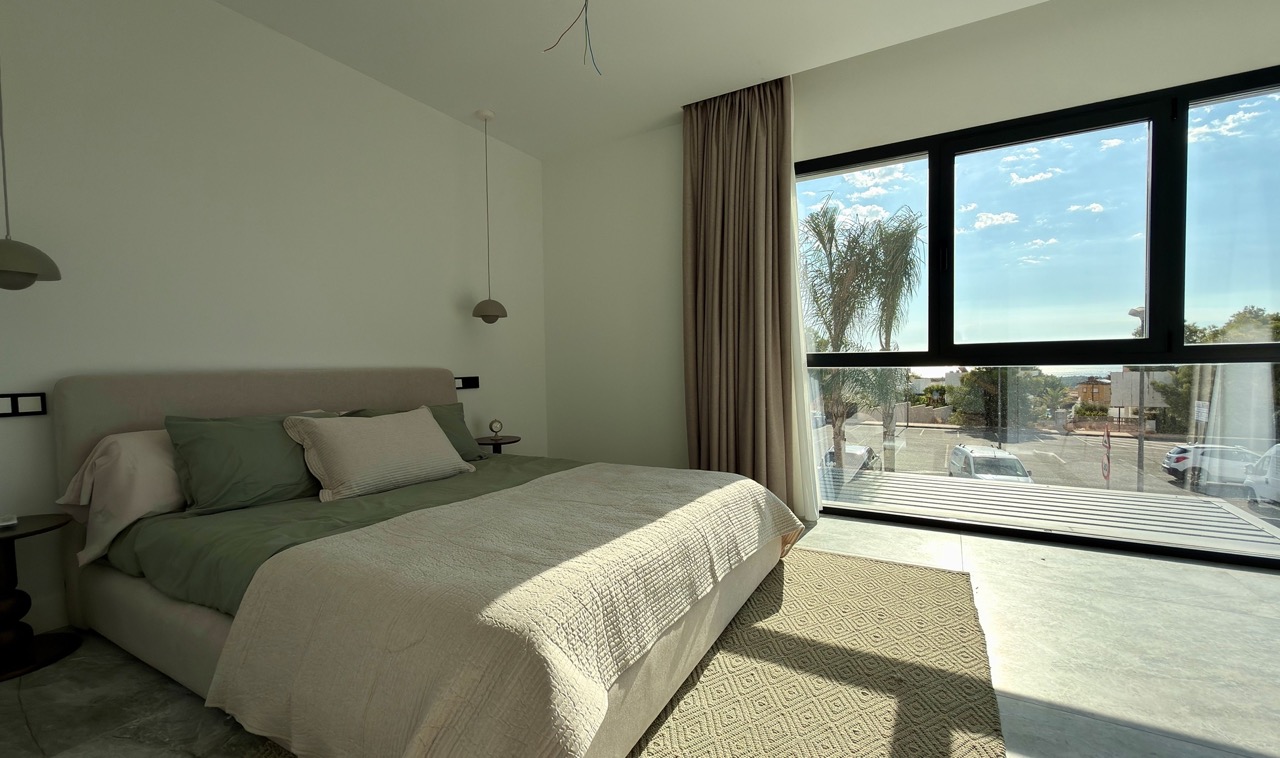 Spanje slaapkamer met uitzicht