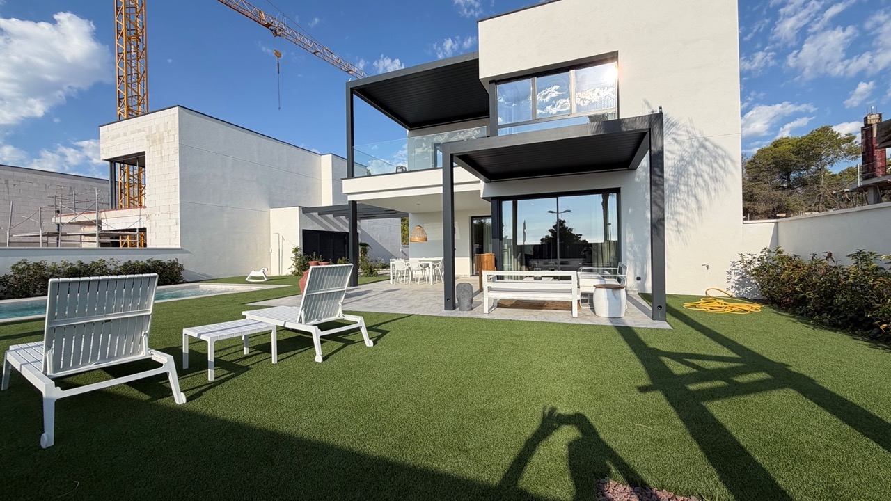 spanje villa tuin